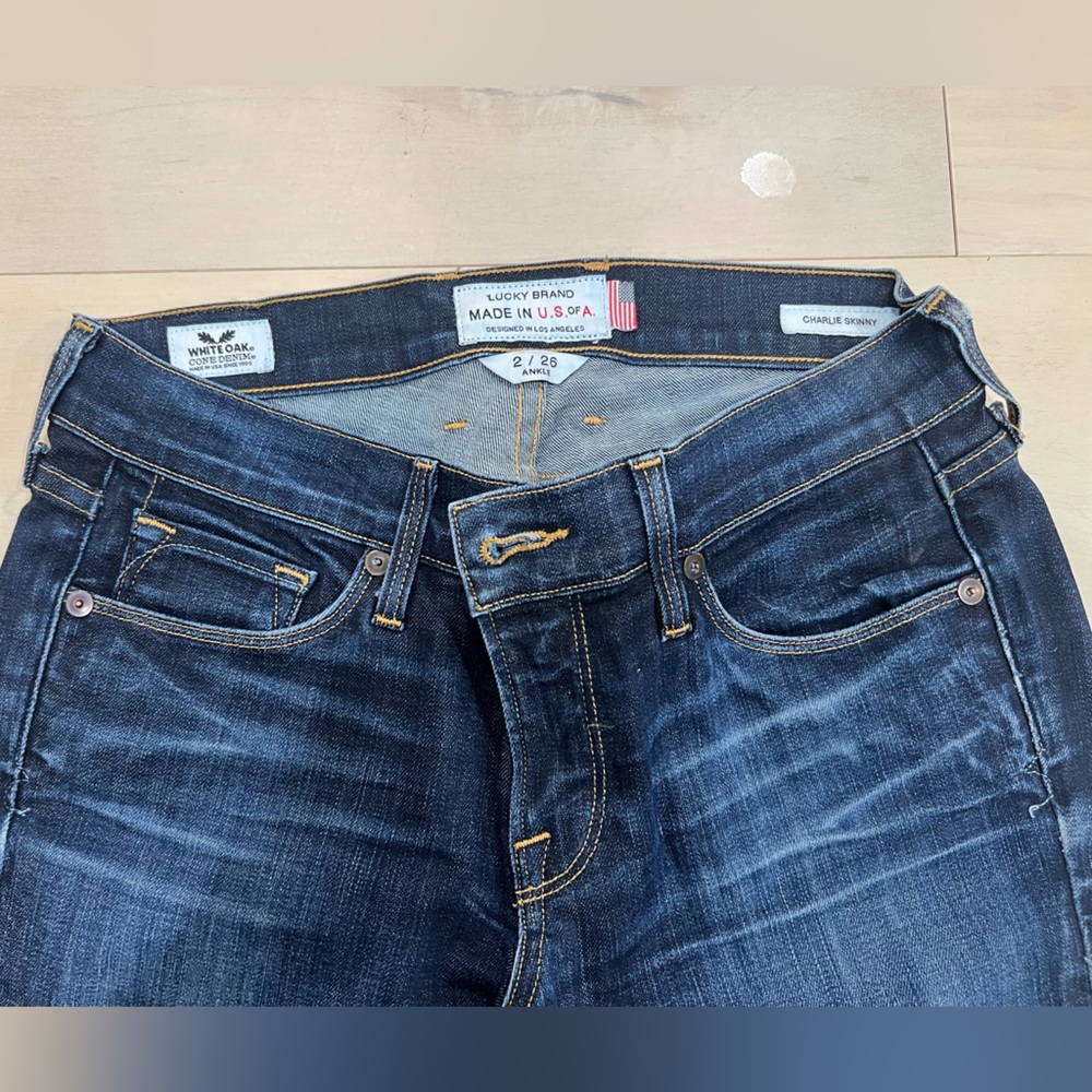 Lucky Brand Women's Dark Blue Skinny Jeans